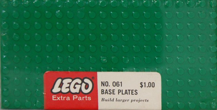 LEGO® 5 - 10X20 base plates - Green