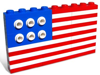 LEGO® U.S. Flag