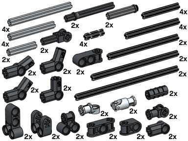 LEGO® Technic Cross Axles