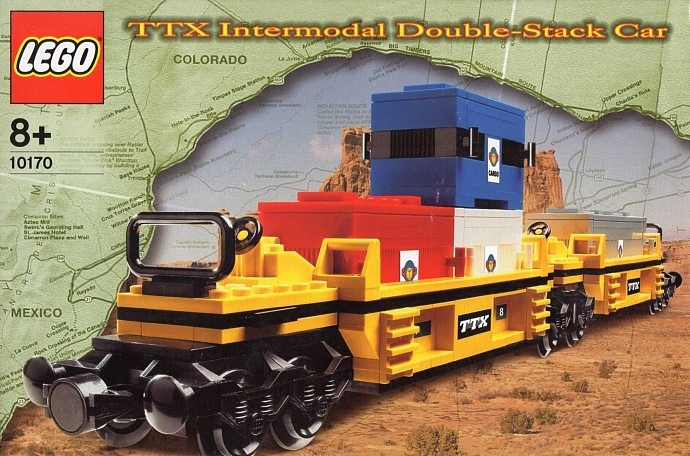LEGO® TTX Intermodal Double-Stack Car