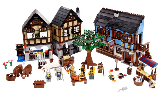 LEGO® Medieval Market Village