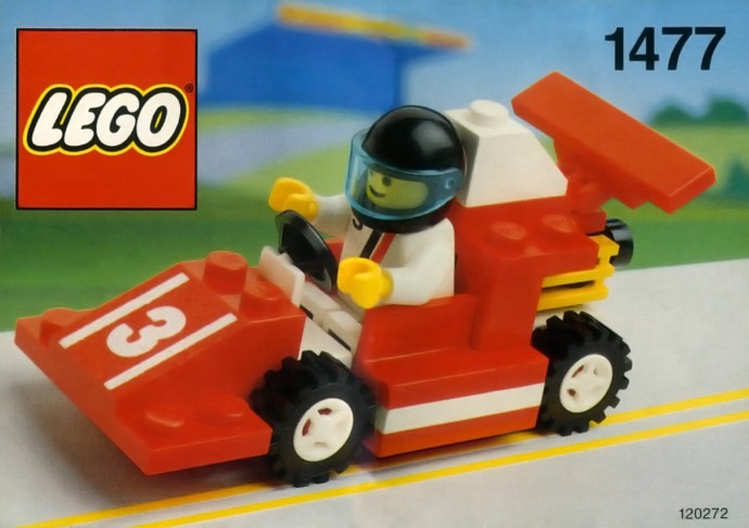 LEGO® Red Race Car Number 3