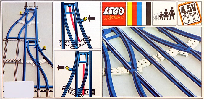 LEGO® Switch Track - 1 Right and 1 Left