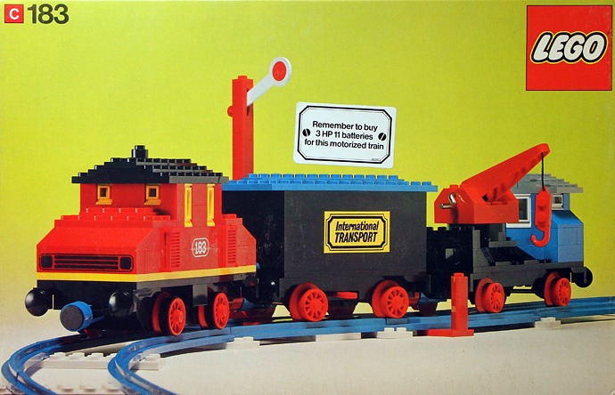 LEGO® Train set with motor and signal