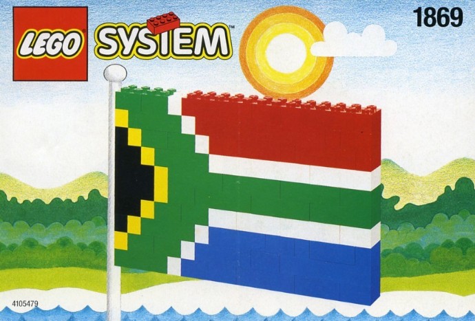 LEGO® South African Flag