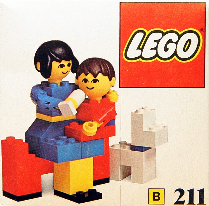 LEGO® Mother and baby with dog