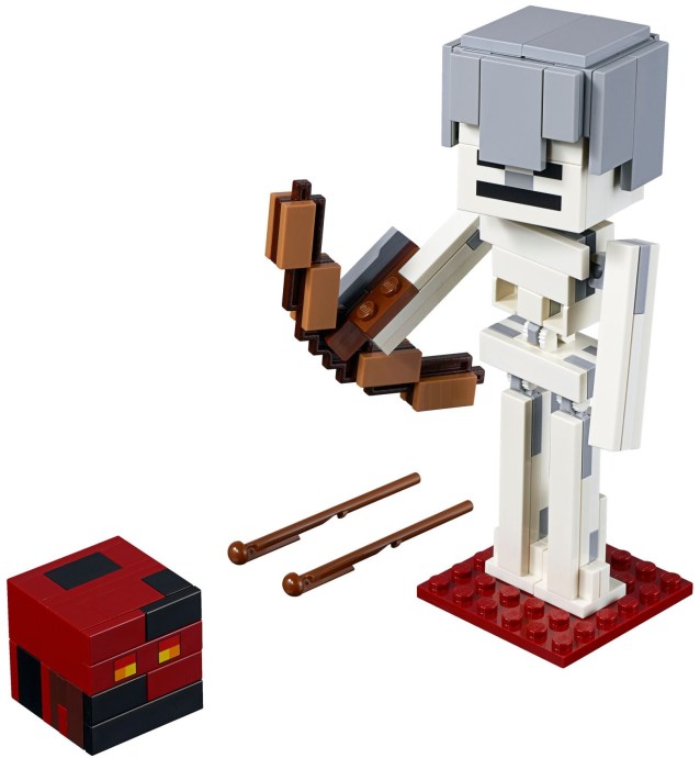 LEGO® Minecraft Skeleton BigFig with Magma Cube