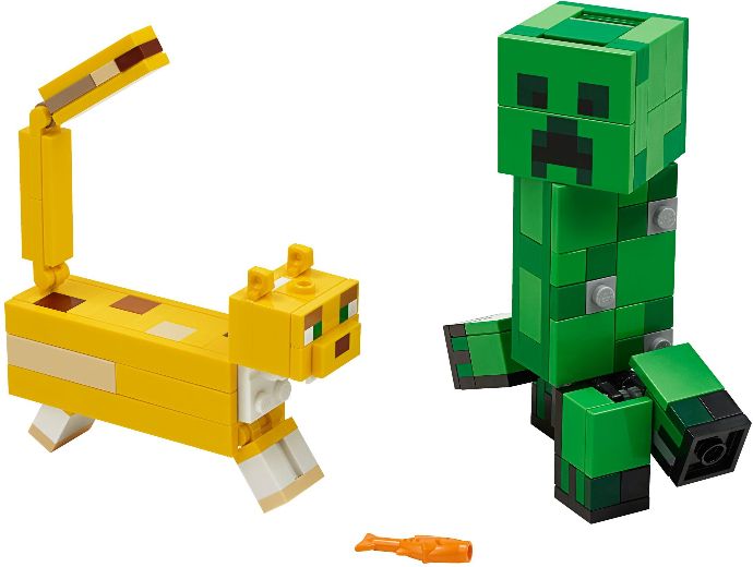 LEGO® BigFig Creeper and Ocelot
