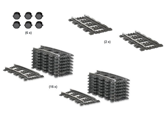 LEGO® 9V Train Track Starter Collection