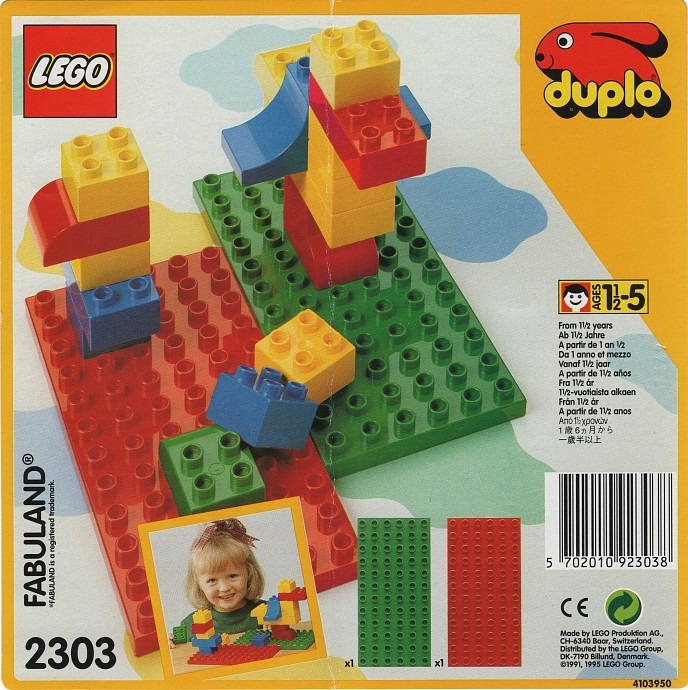 LEGO® Red and Green Building Plates