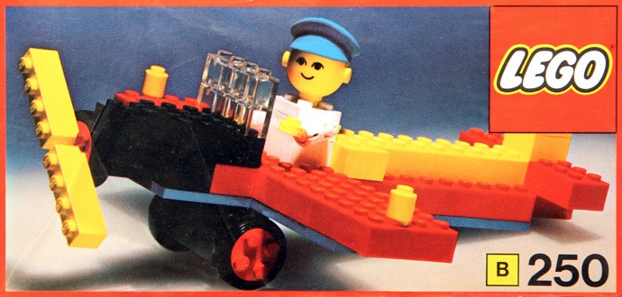 LEGO® Aeroplane and pilot