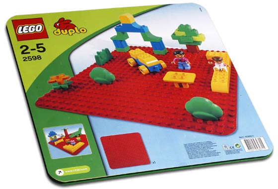 LEGO® Large Red Building Plate