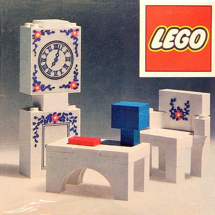 LEGO® Grandfather Clock, Chair and Table