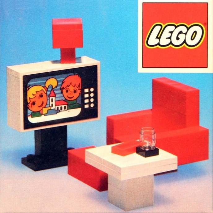 LEGO® Colour TV and chair