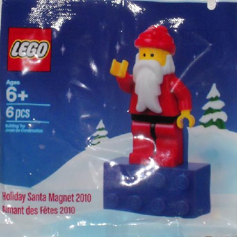 LEGO® Holiday Santa Magnet 2010
