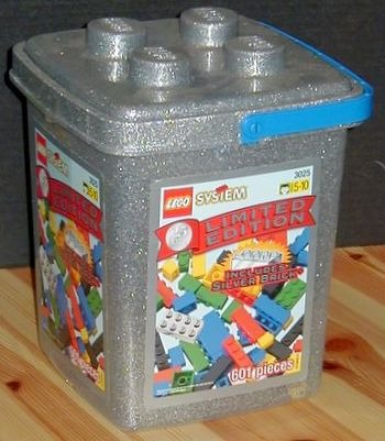 LEGO® Limited Edition Silver Brick Bucket