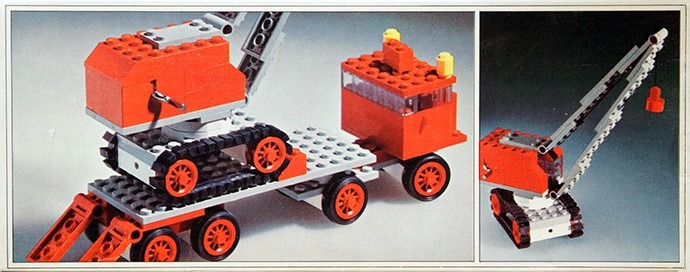 LEGO® Truck with Crane and Caterpillar Track