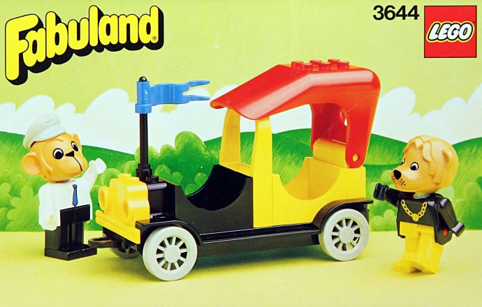 LEGO® Mike Monkey and his Taxi