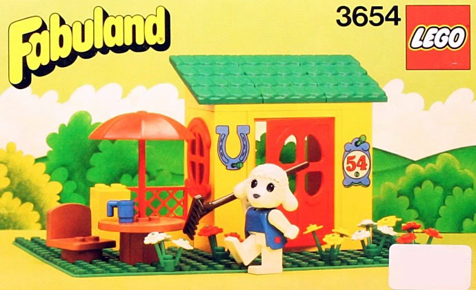 Lego Fabuland Haus 3654 Figur Lisa Lamb und ihr Wochenendhaus  80er Jahre