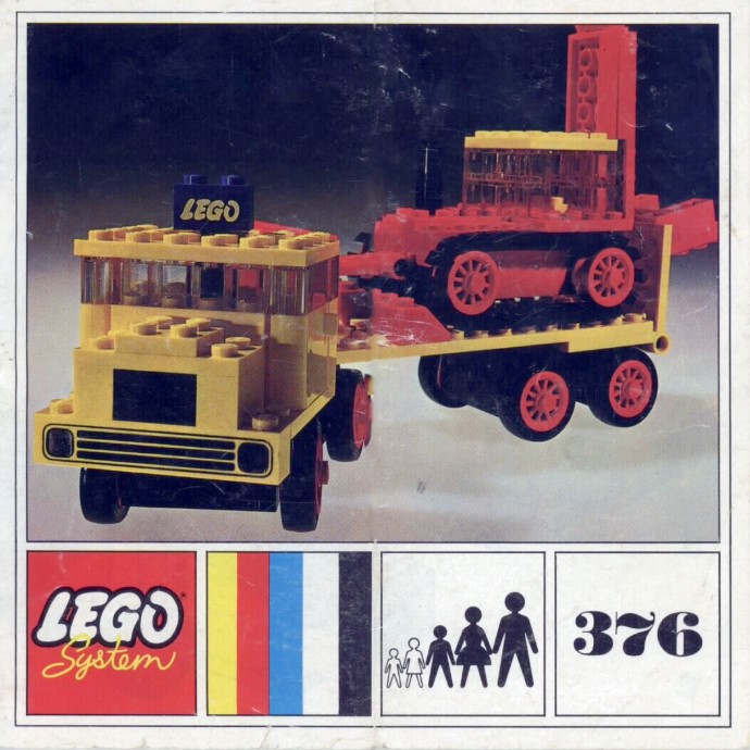 LEGO® Low loader with Excavator