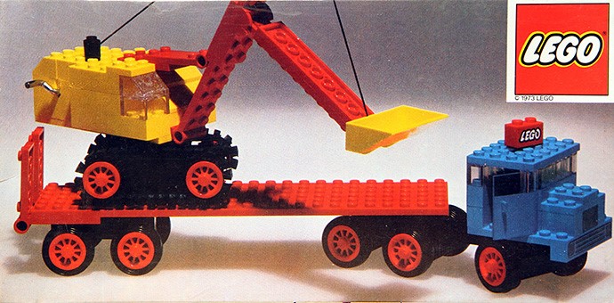 LEGO® Truck with Excavator
