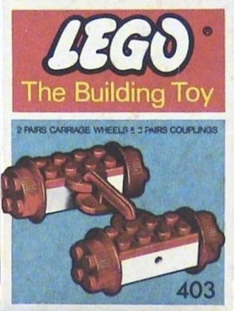 LEGO® Train Couplers and Wheels (The Building Toy)