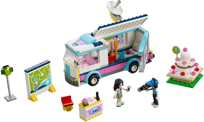 LEGO® Heartlake News Van