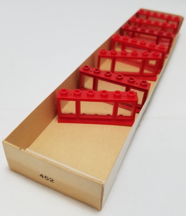 LEGO® 1 x 6 x 2 Window, Red or White