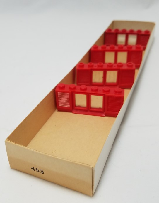 LEGO® 1 x 6 x 2 Shuttered Windows, Red or White