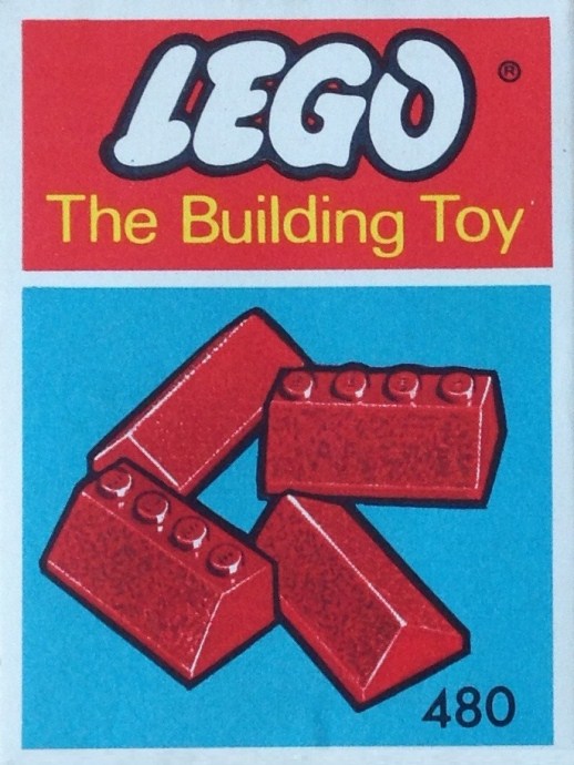 LEGO® Slopes and Slopes Double 2 x 4, Red (The Building Toy)