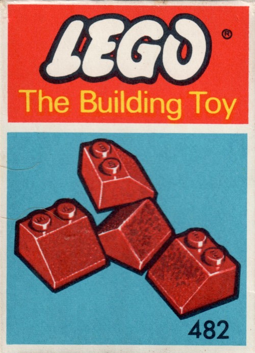 LEGO® Slopes and Slopes Double 2 x 2, Red (The Building Toy)