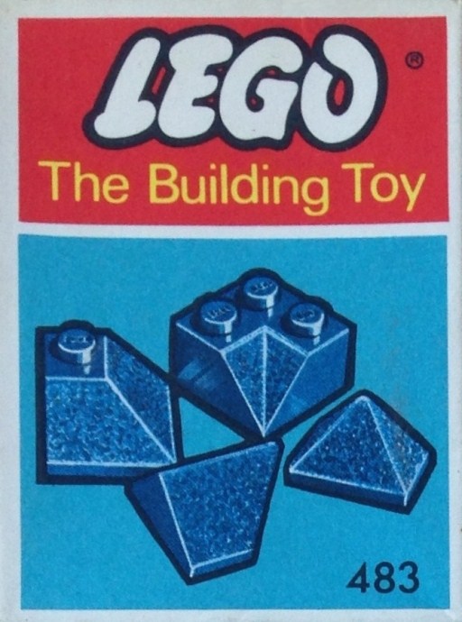 LEGO® Angle, Valley and Corner Slopes, Blue (The Building Toy)