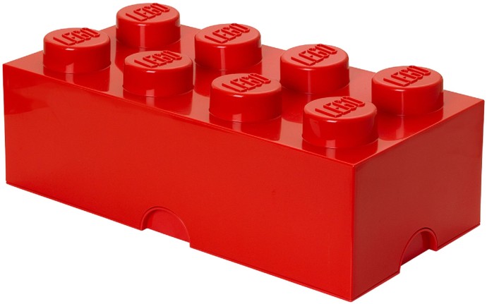 LEGO® 8 stud Red Storage Brick