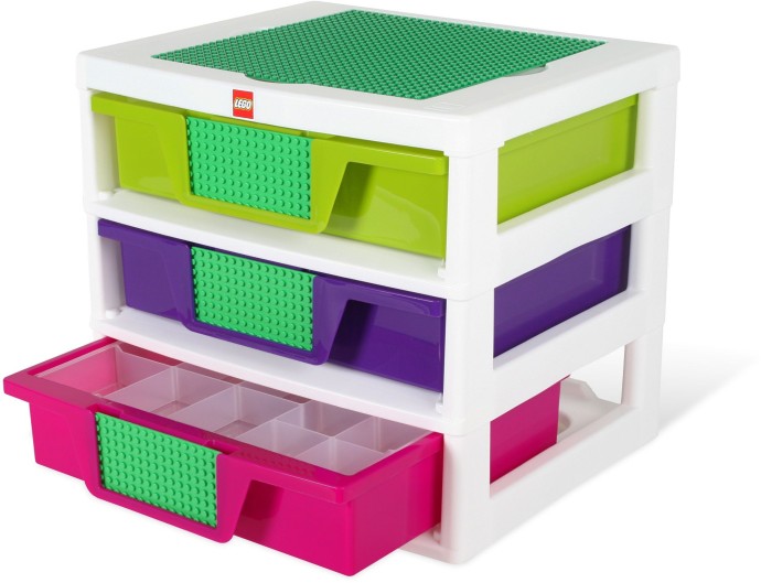 LEGO® Girls 3-Drawer Storage Bin