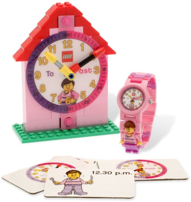 LEGO® Time-Teacher Girl Minifigure Watch & Clock