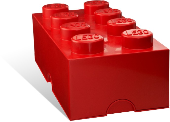 LEGO® 8-stud Red Storage Brick