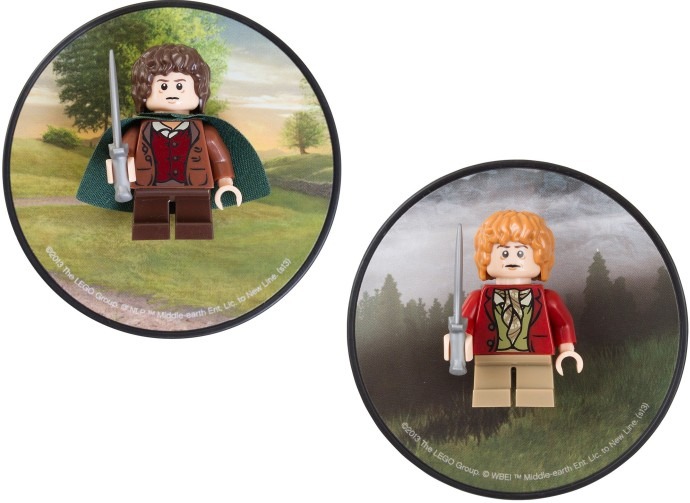LEGO® Magnet Set: Frodo and Bilbo Baggins