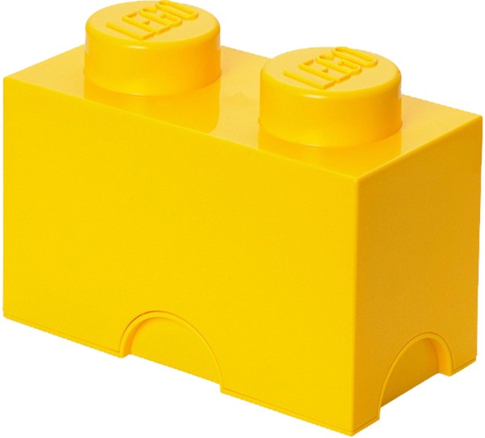 LEGO® 2 stud Yellow Storage Brick