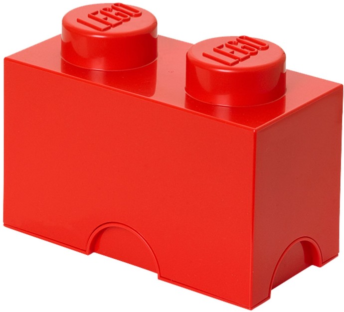 LEGO® 2 stud Red Storage Brick