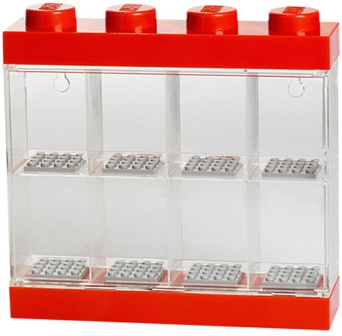 LEGO® Minifigure Display Case 8 – Red
