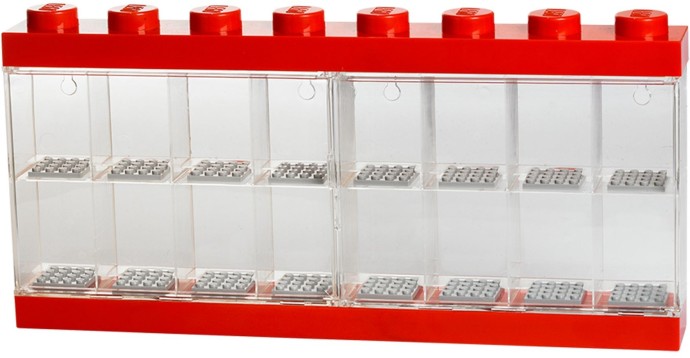 LEGO® Minifigure Display Case 16 – Red