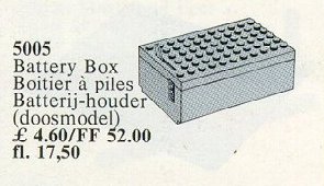 LEGO® Battery Box Grey 4.5V for use with Basic set 816