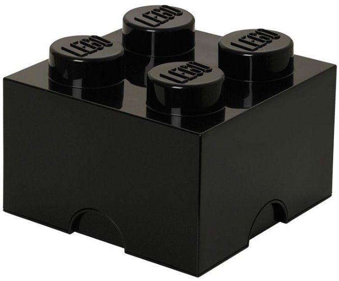 LEGO® 4 stud Black Storage Brick