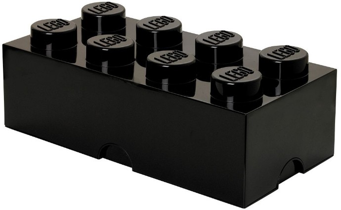 LEGO® 8 stud Black Storage Brick