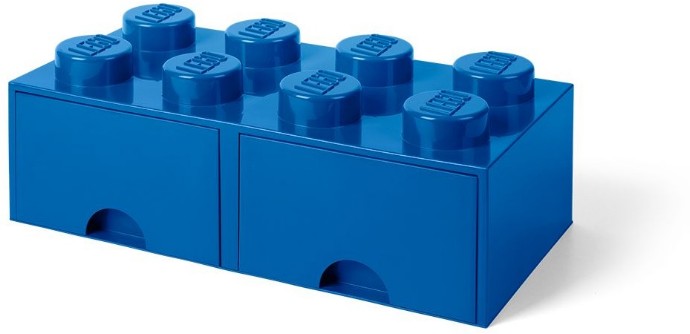 LEGO® 8 stud Bright Blue Storage Brick Drawer