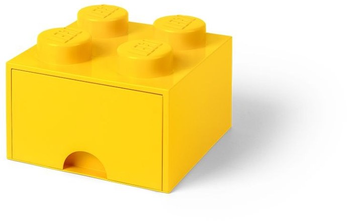 LEGO® 4 stud Bright Yellow Storage Brick Drawer