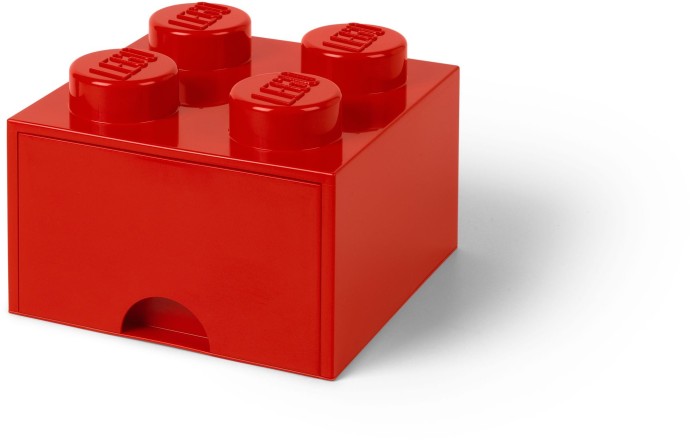 LEGO® 4 stud Bright Red Storage Brick Drawer
