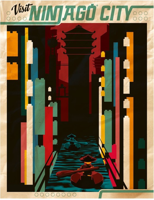 LEGO® LEGO NINJAGO City Poster