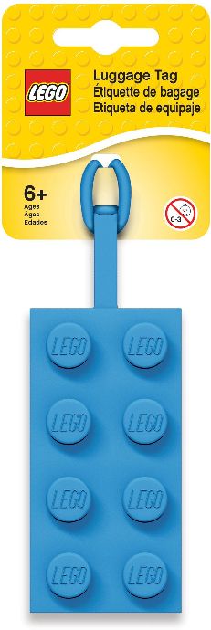 LEGO® 2x4 Blue Luggage Tag