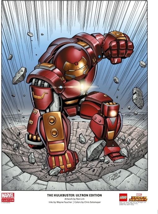 LEGO® Custom Marvel Art Print